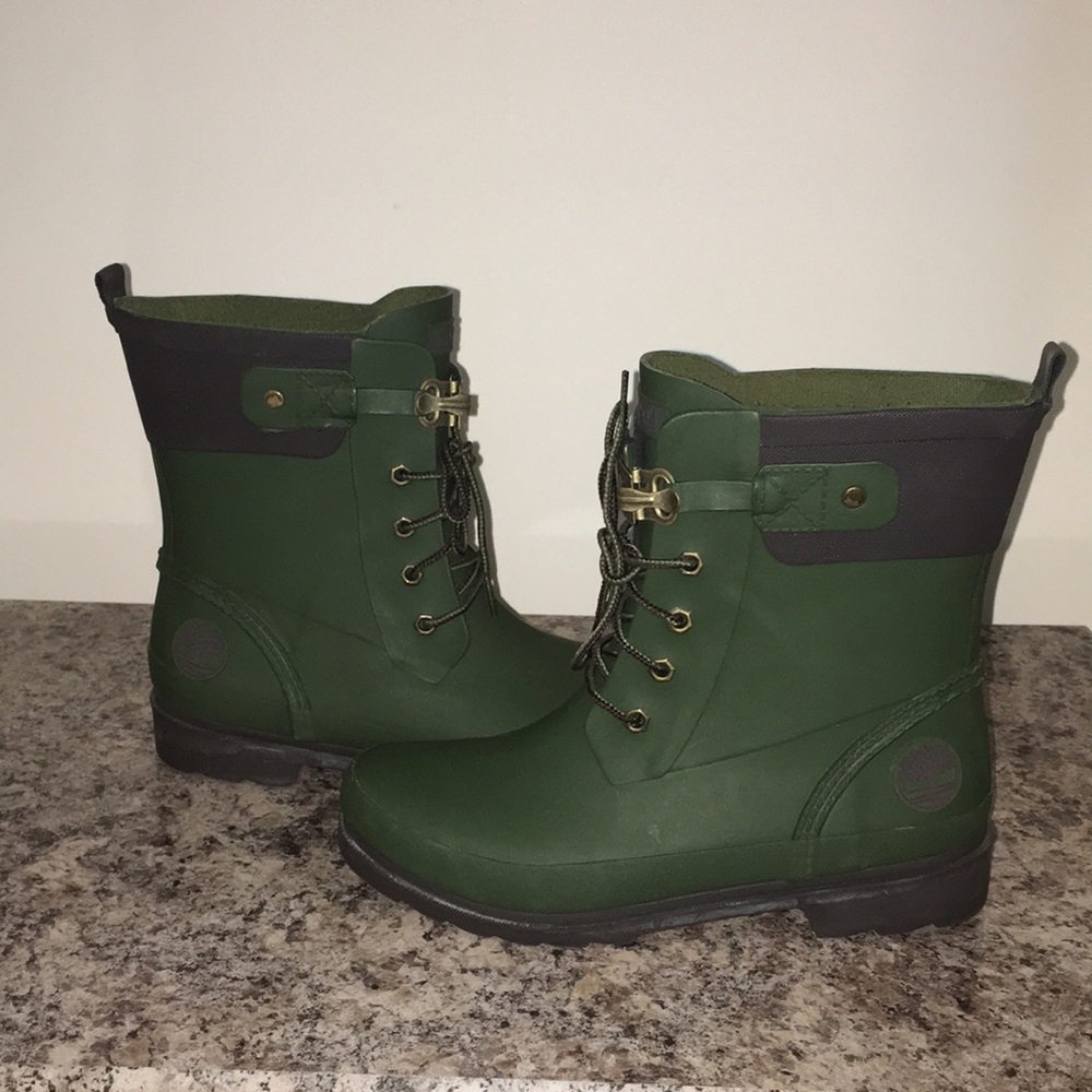 Timberland Green Rain Boots